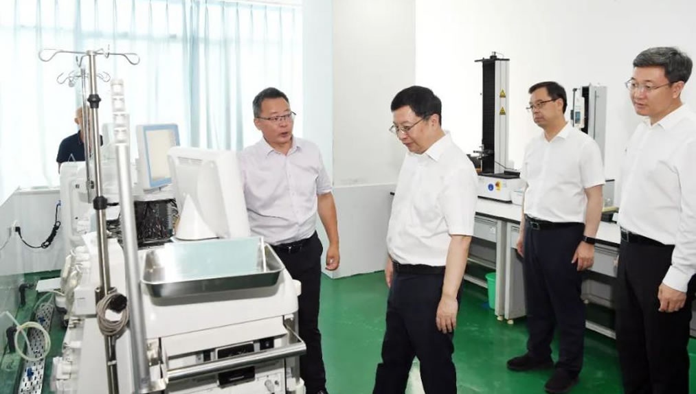 重庆市委副书记、市长胡衡华莅临山外山公司调研